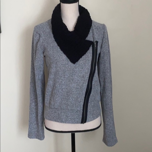 Anthropologie Jackets & Blazers - Anthropologie Dolan Knit Moto Zip Up Jacket Size L